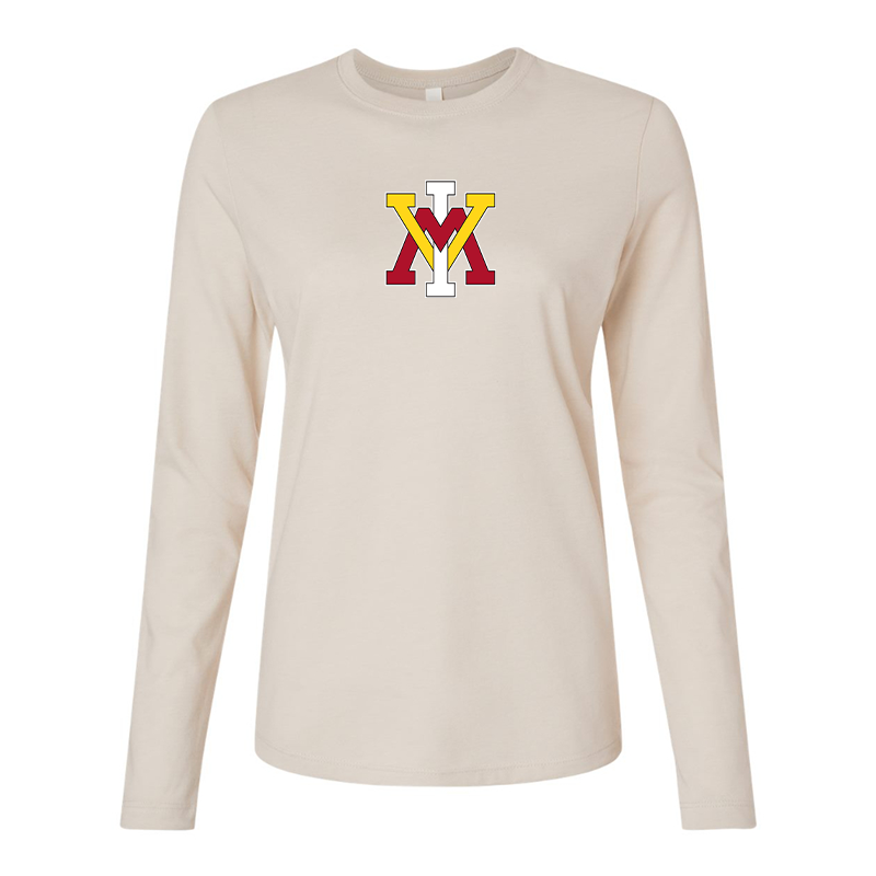BELLA CANVAS Women’s VMI Keydets Jersey Long Sleeve Tee